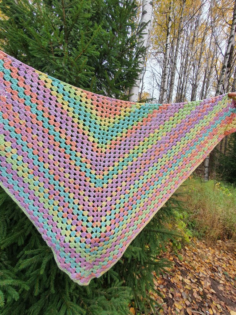 Шаль «Цветная»