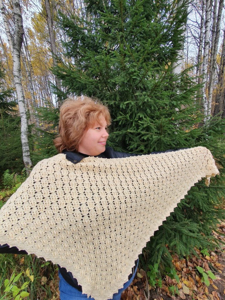 Шаль Желтая