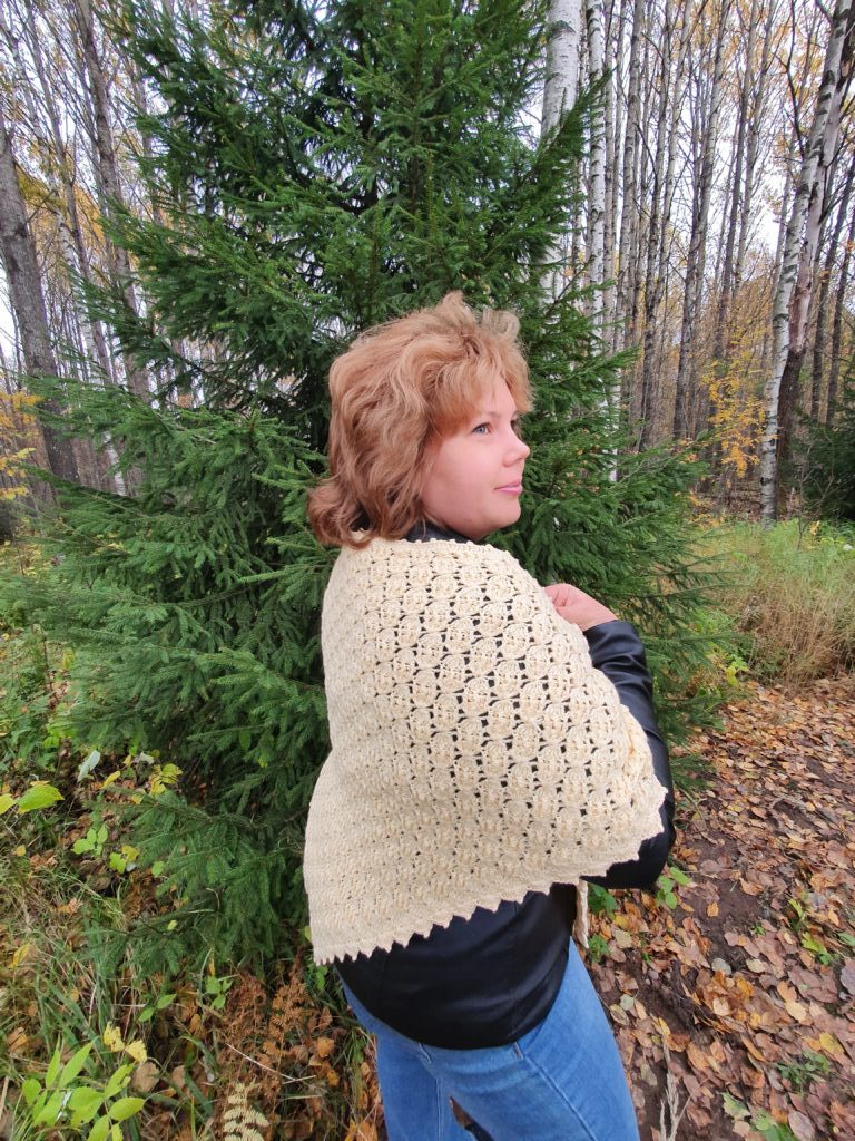 Шаль Желтая