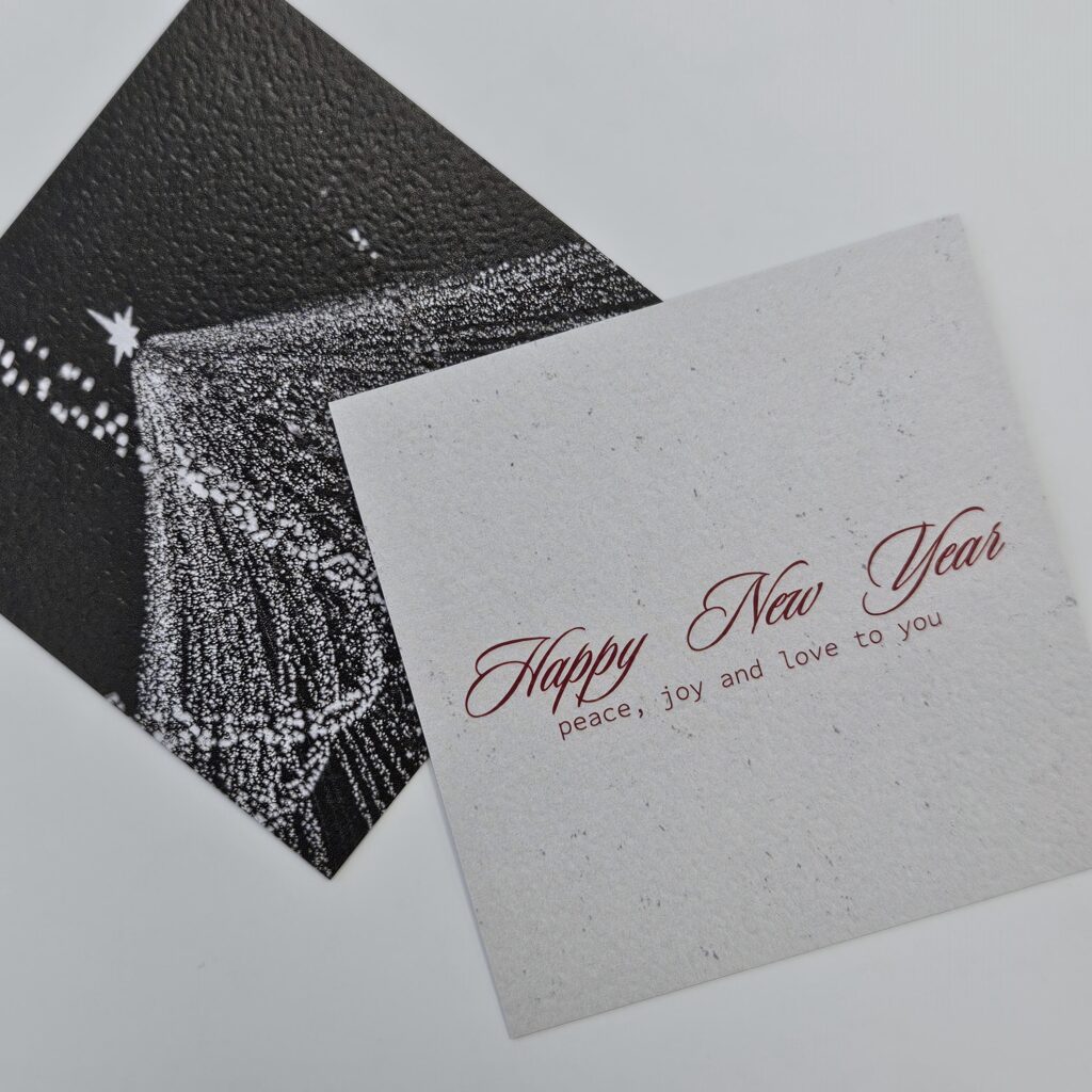 Набор новогодних мини-открыток №1