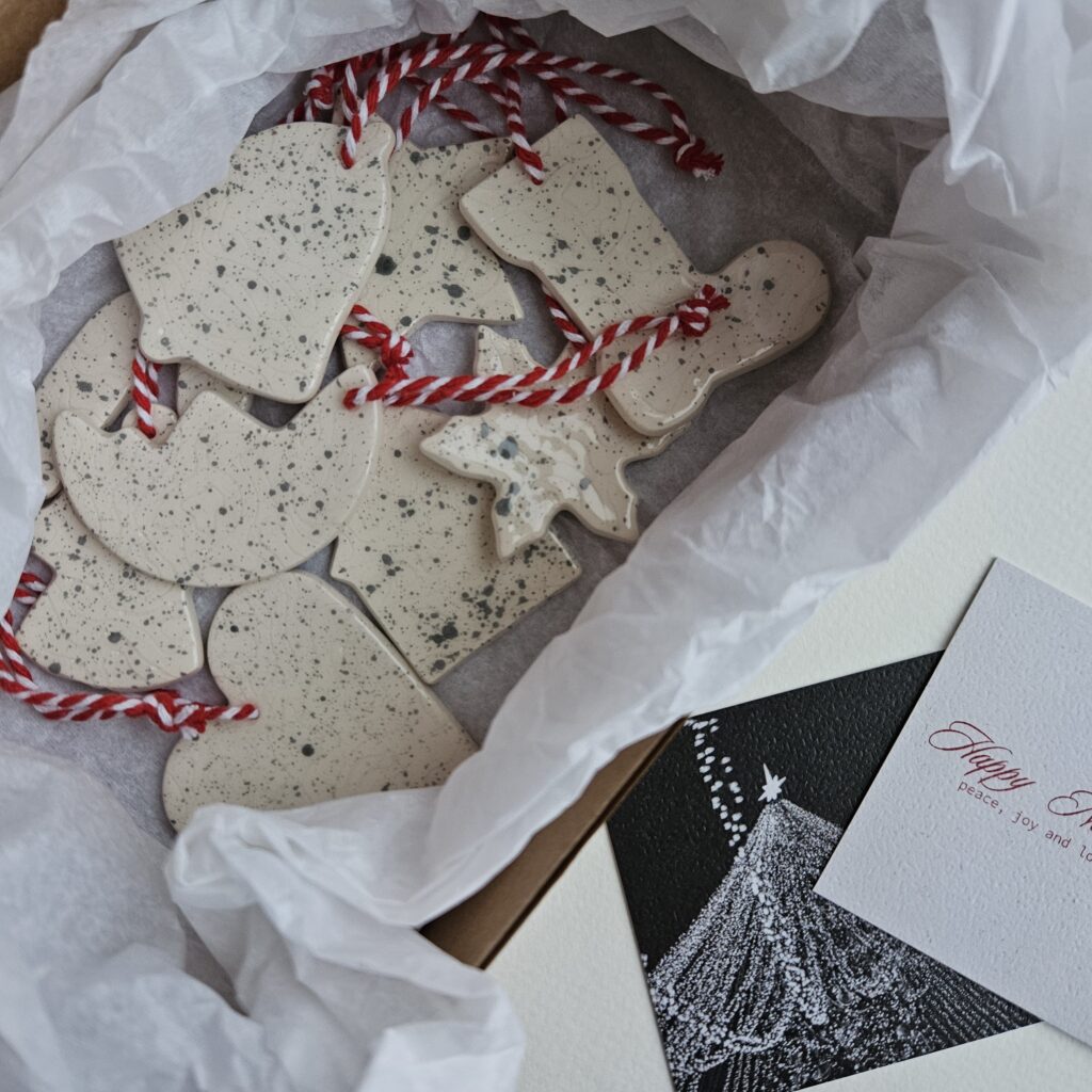 Набор новогодних мини-открыток №1