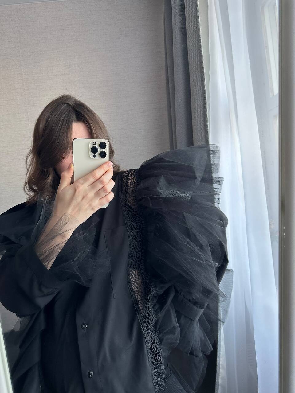 Рубашка апскайлинг оверсайз