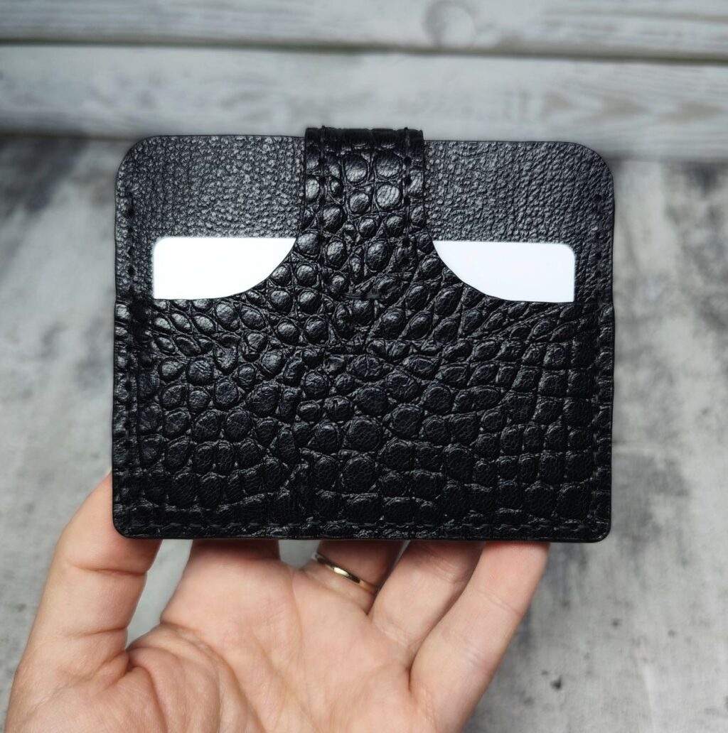 Компактный кошелек/картхолдер из премиальной кожи