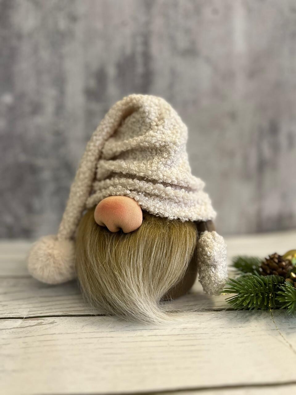 Скандинавский гном новогодний 17 см