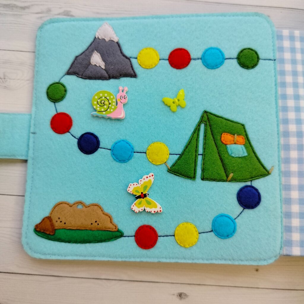 Фетровая книжка «Крошка Крот — турист»