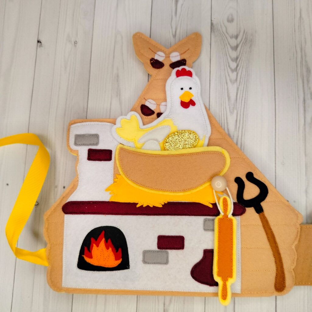 Фетровая книжка «Курочка Ряба»