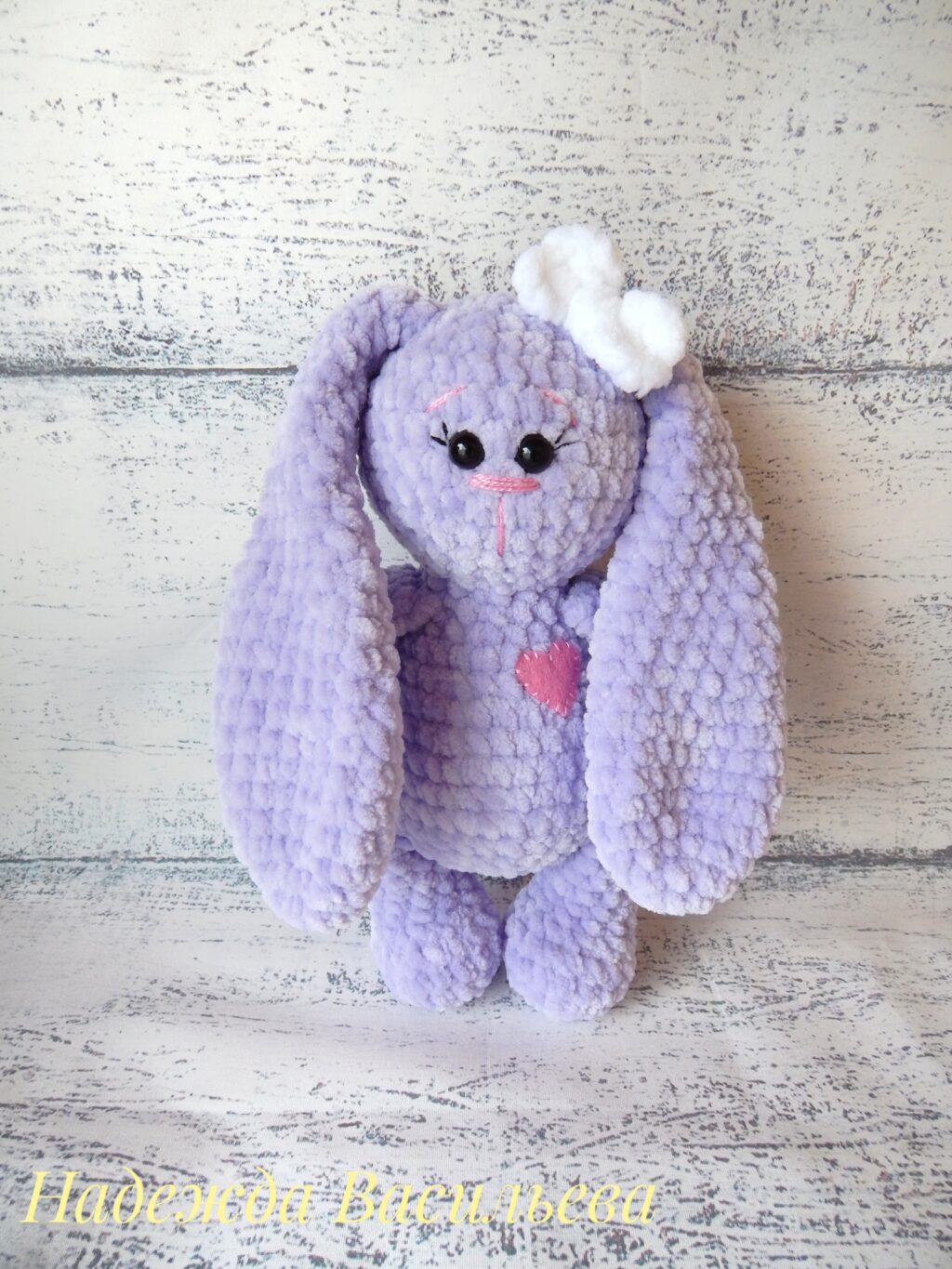 Зайка вязаная