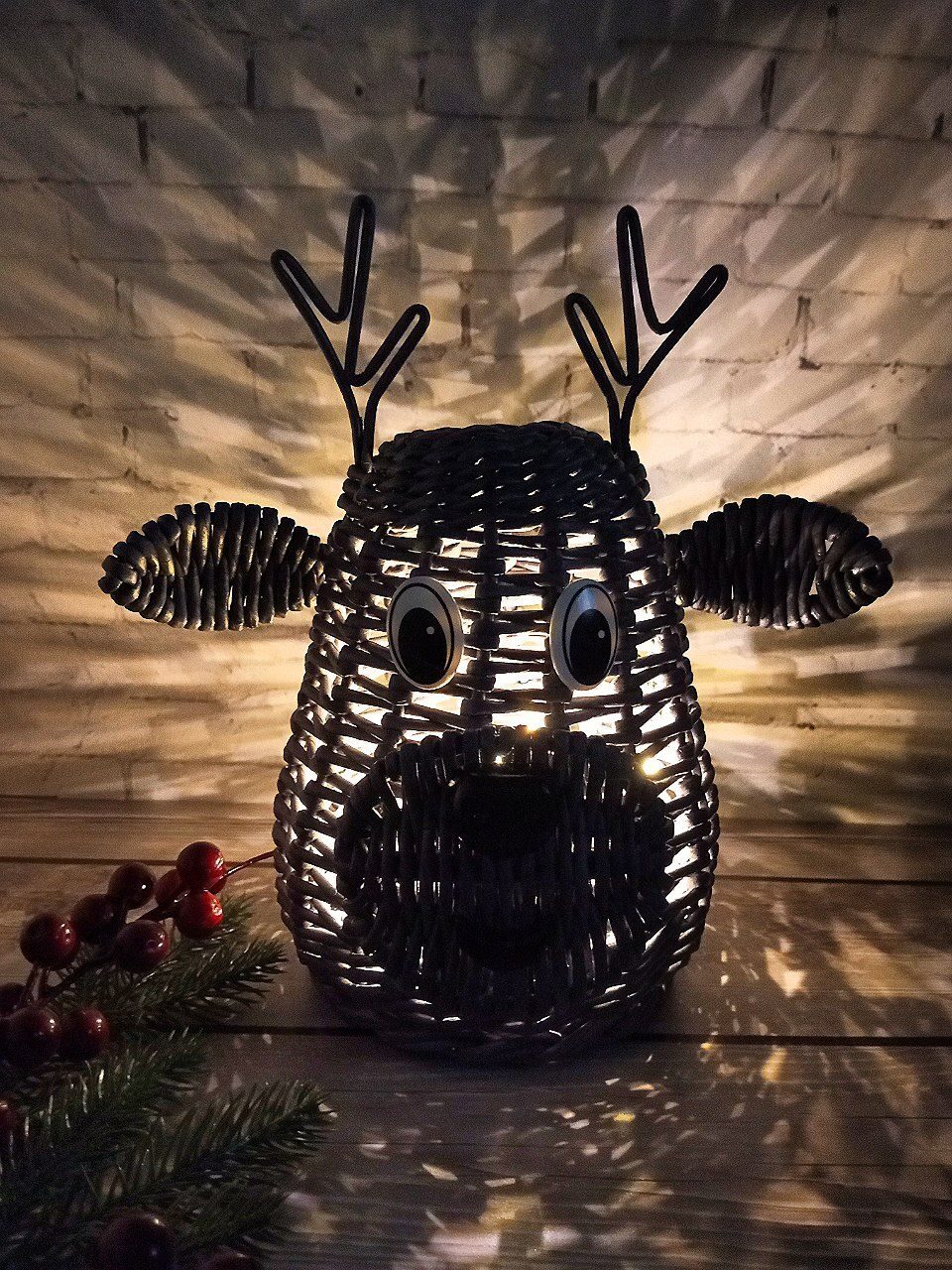 Ночник, фонарь-подсвечник «олень»