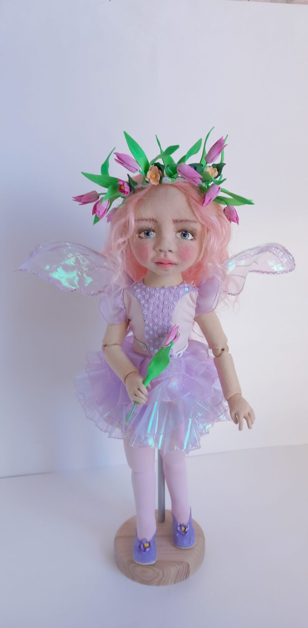 Кукла ручной работы, текстильная