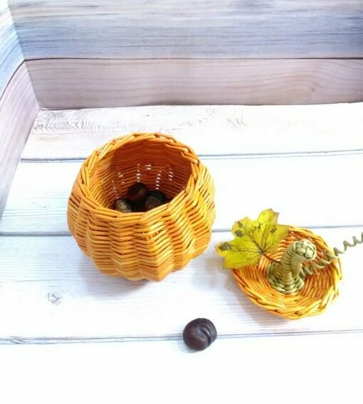 Ваза (шкатулка) «тыква»