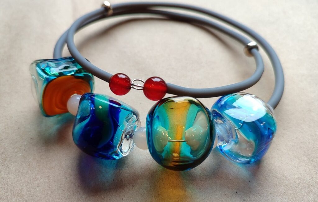 Кольцо стекло венецианское