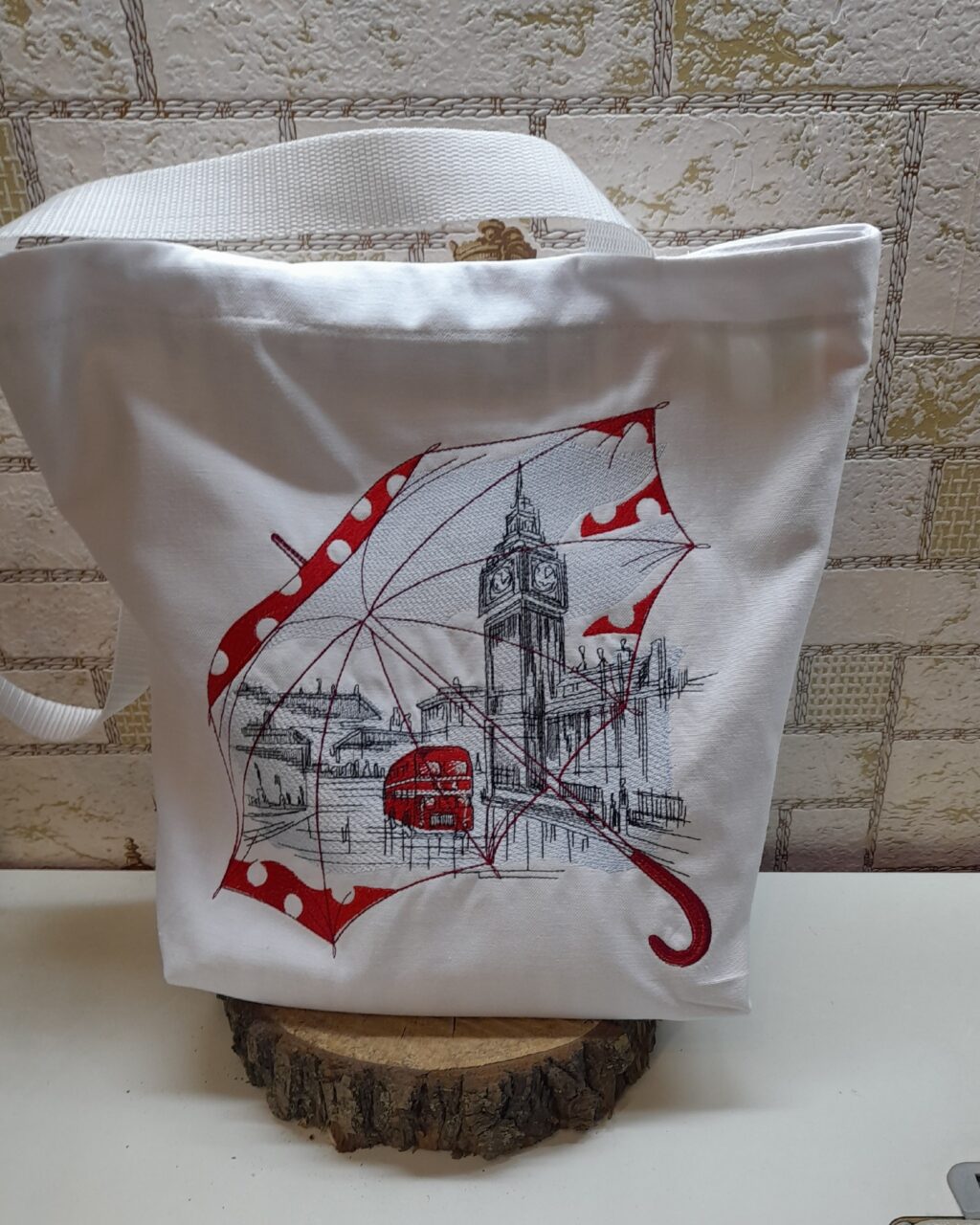 сумка шопер зонт