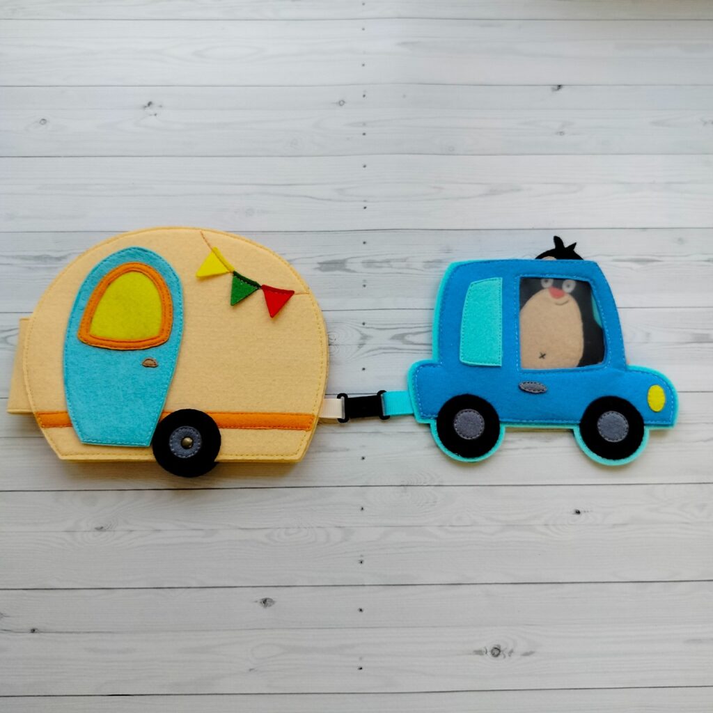 Фетровая книжка «Крошка Крот — турист»