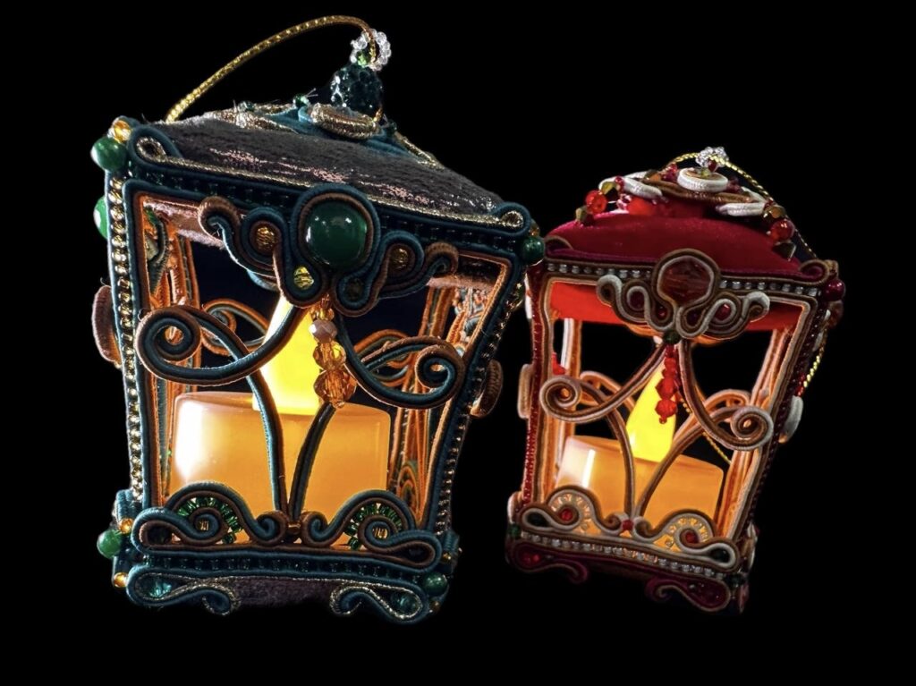 Новогодний фонарик со светом