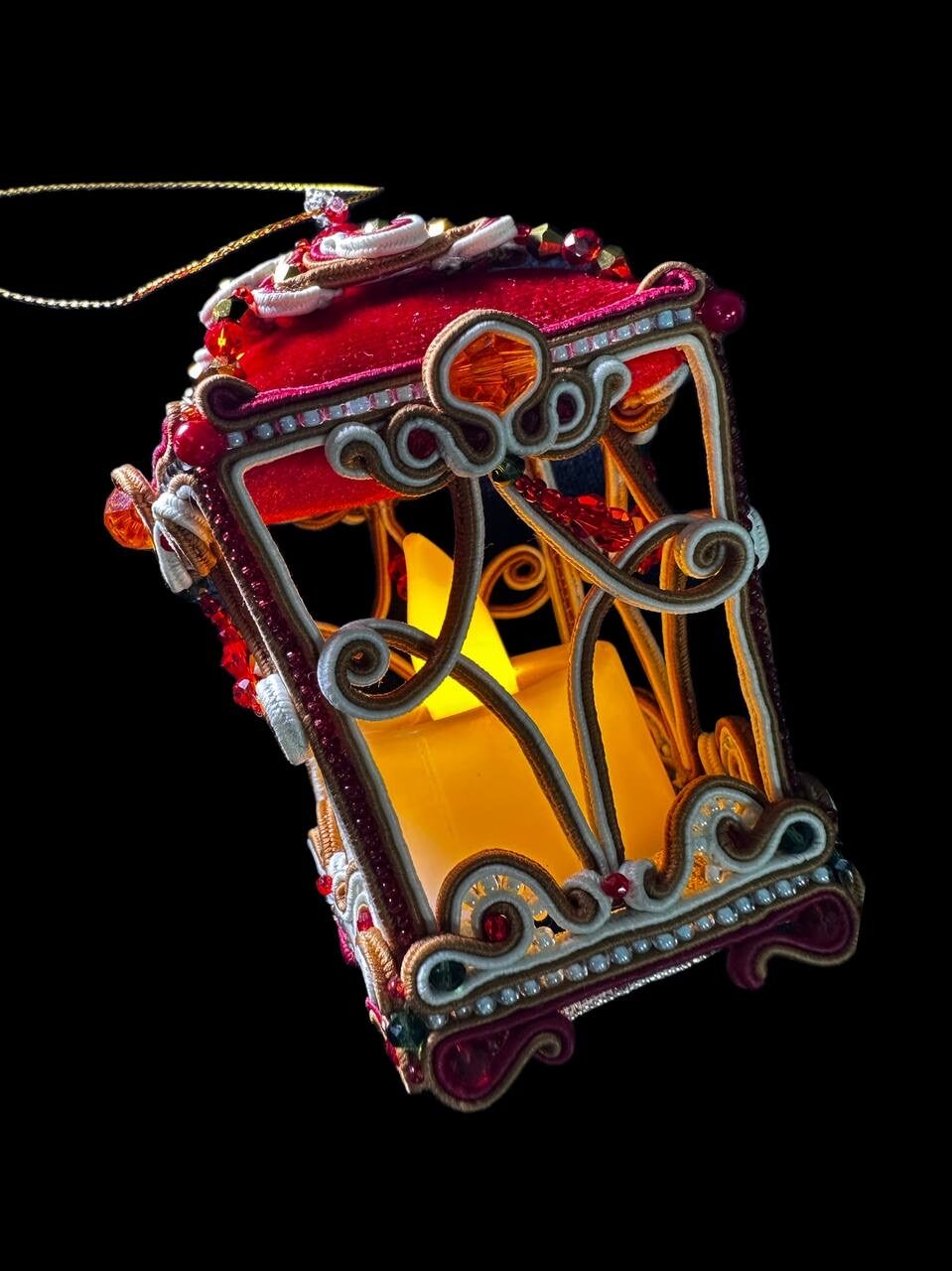 Новогодний фонарик со светом