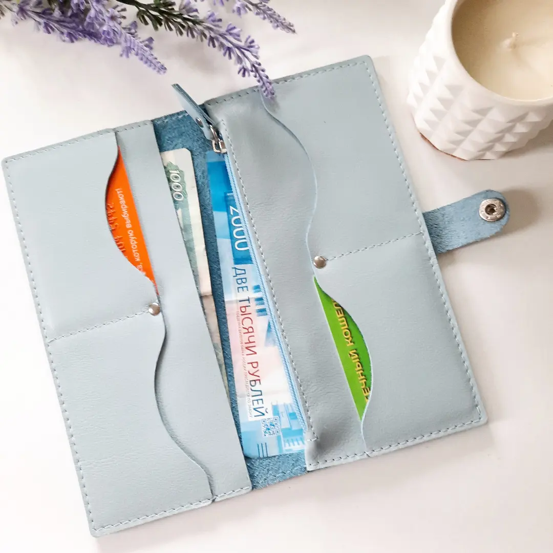 Кошелек женский из натуральной кожи