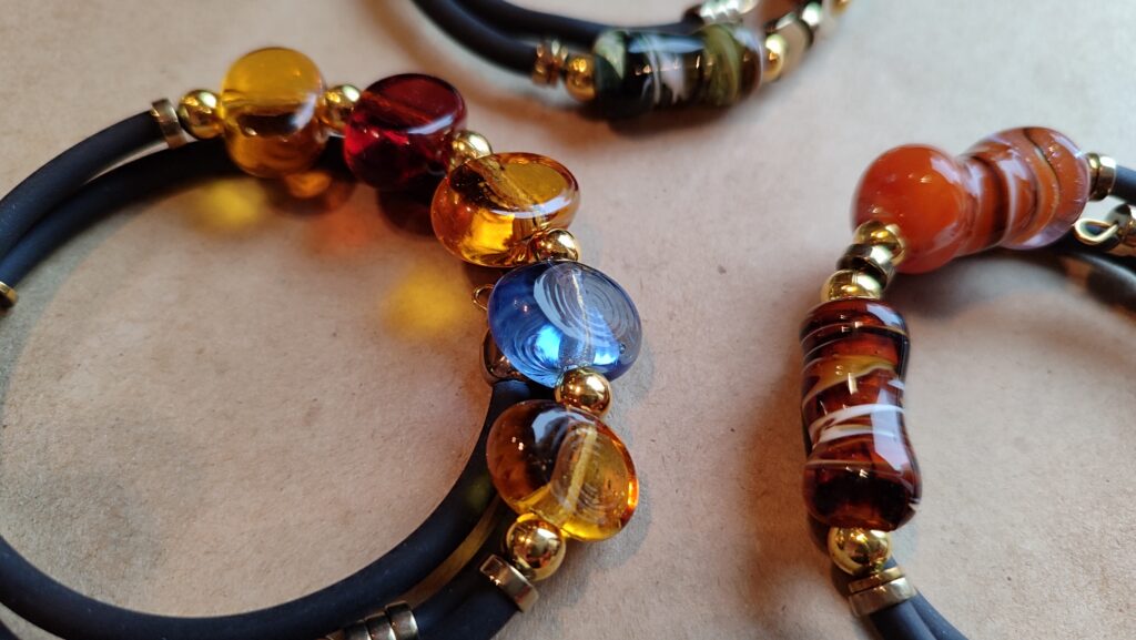 Кольцо стекло венецианское