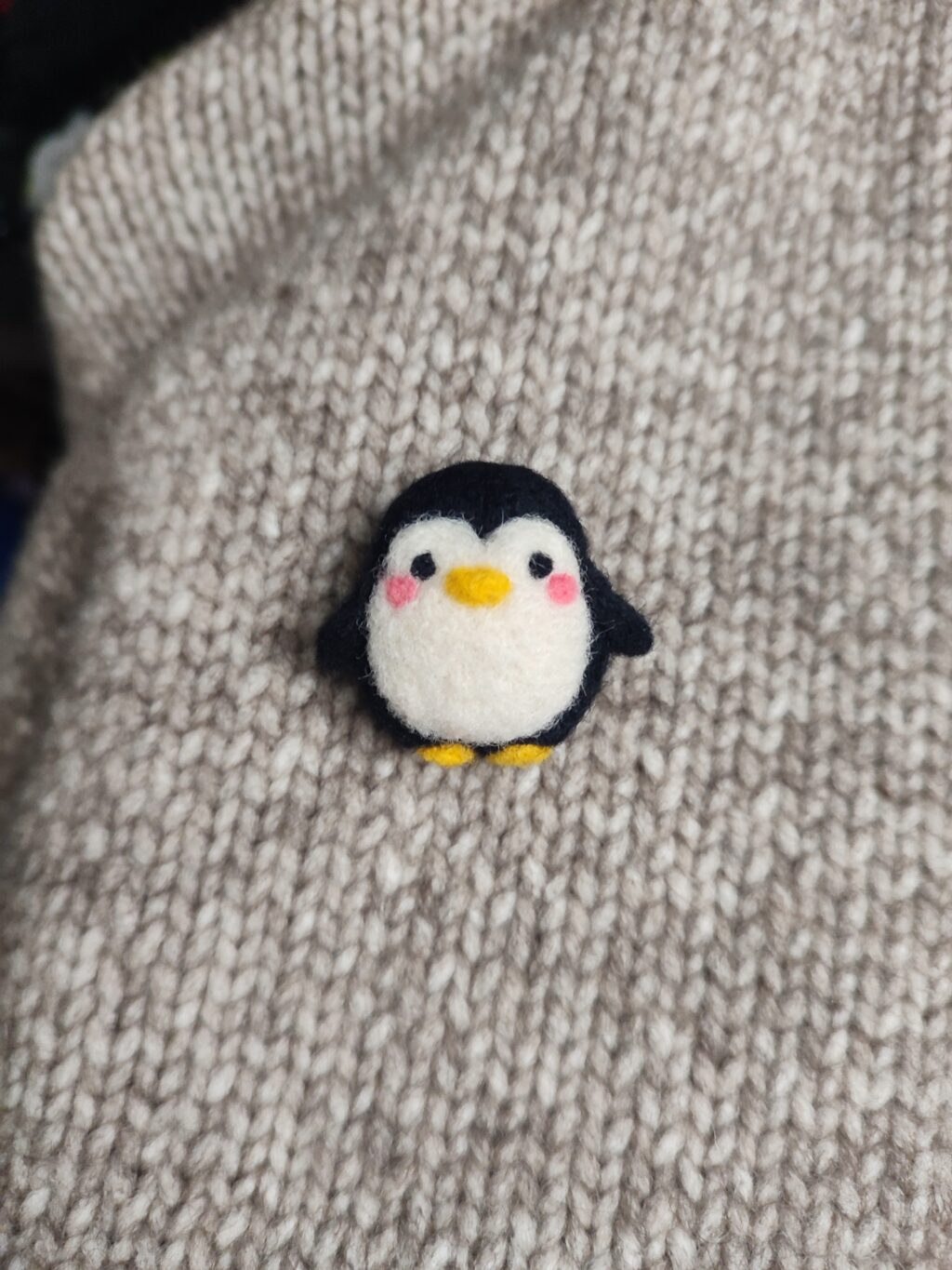 Брошь «пингвин»