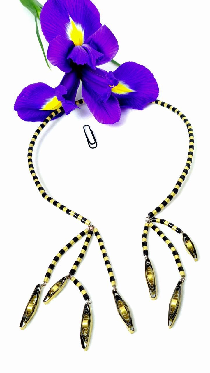 Комплект украшений квиллинг