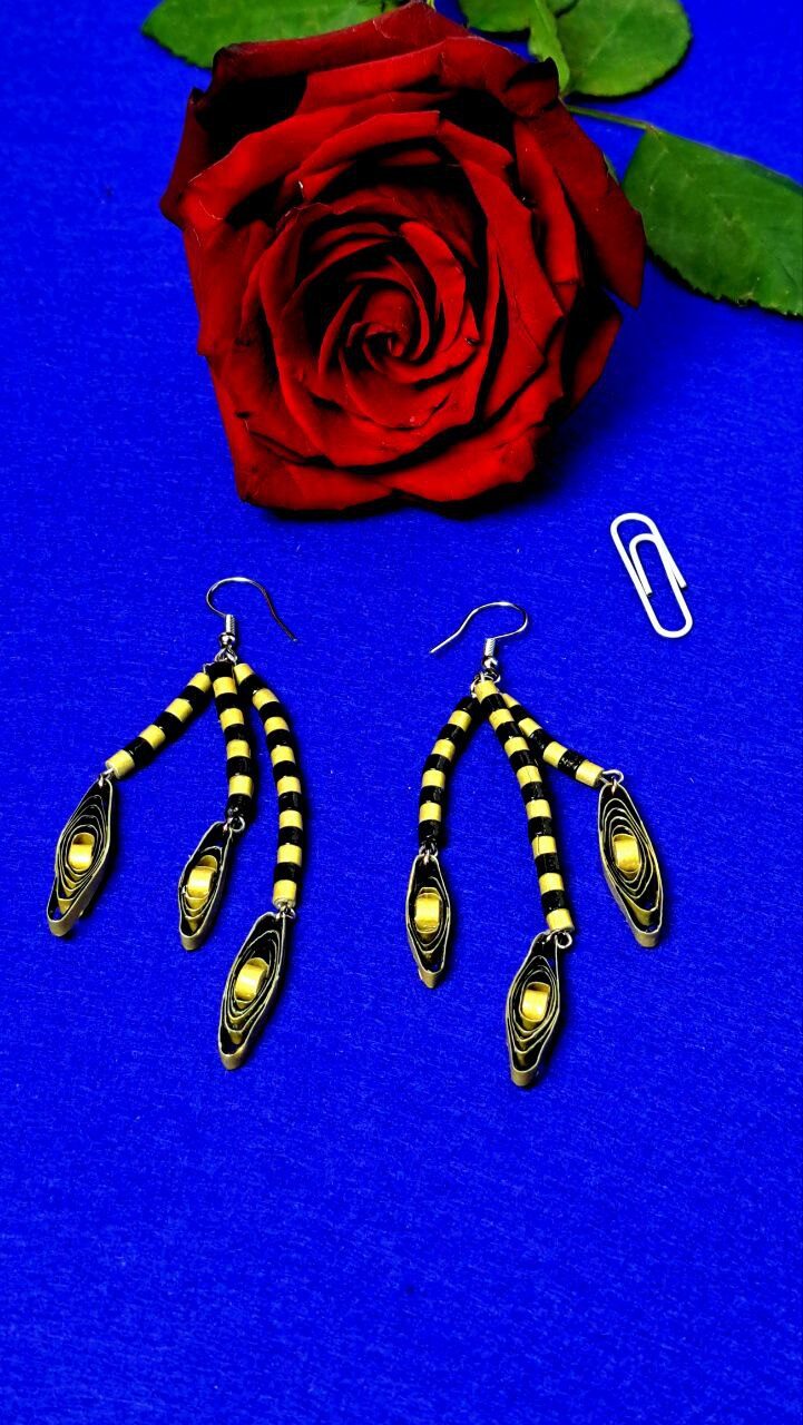 Комплект украшений квиллинг