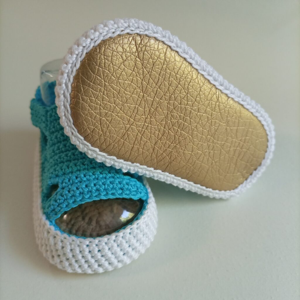 Пинетки сандалики вязаные