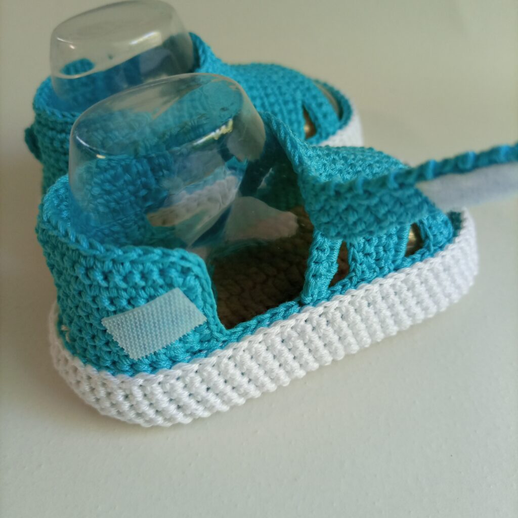 Пинетки сандалики вязаные