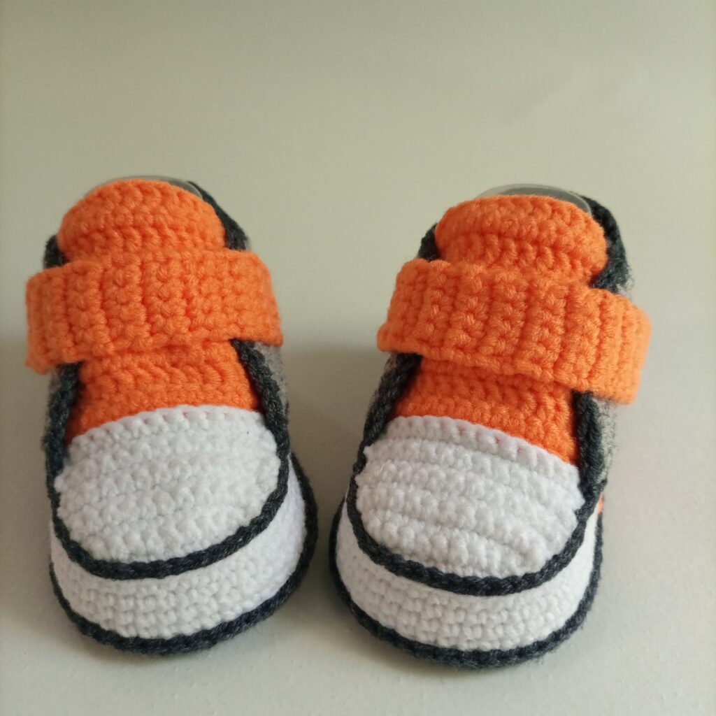 Пинетки кеды вязаные