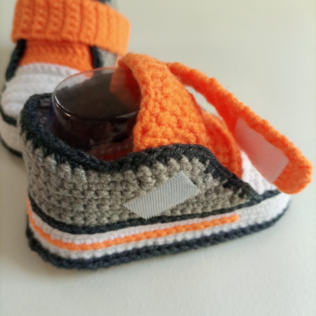 Пинетки кеды вязаные