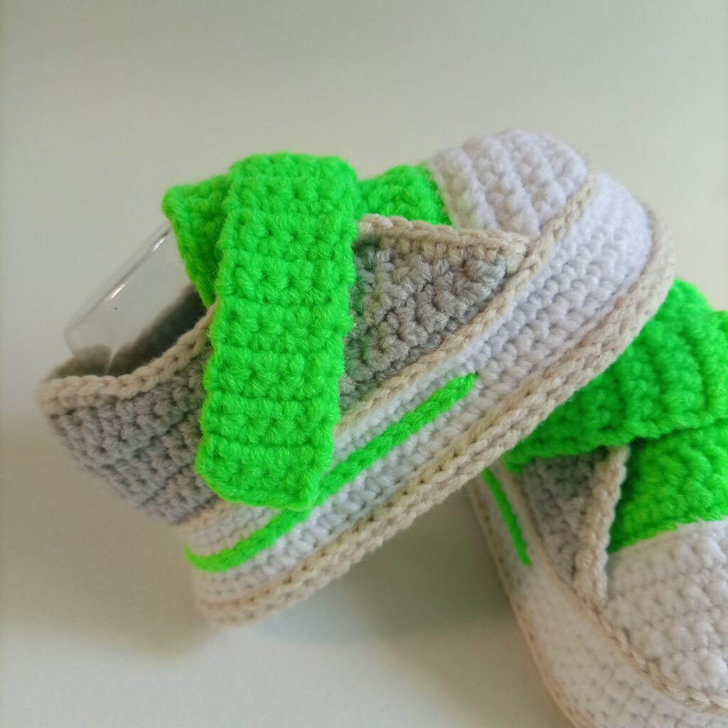 Пинетки кеды вязаные