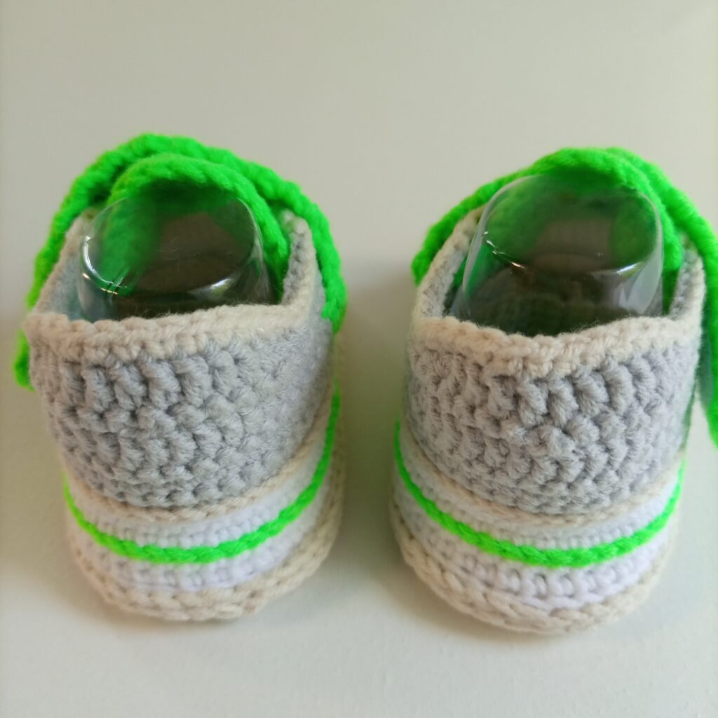 Пинетки кеды вязаные