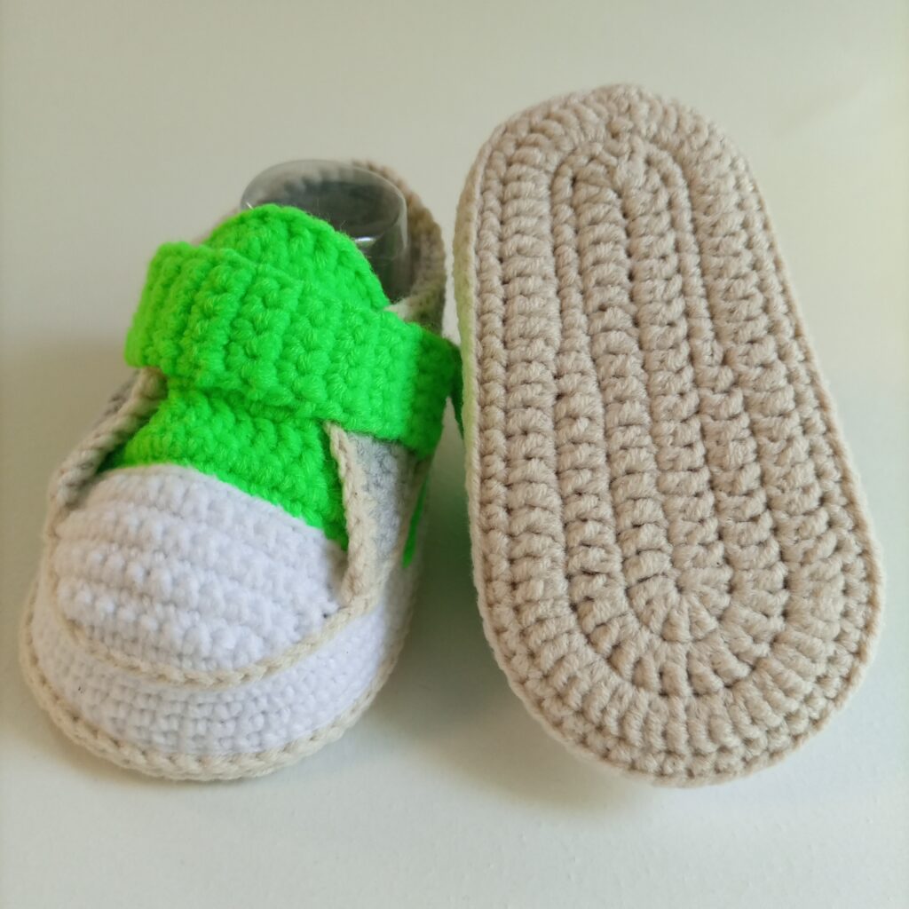 Пинетки кеды вязаные