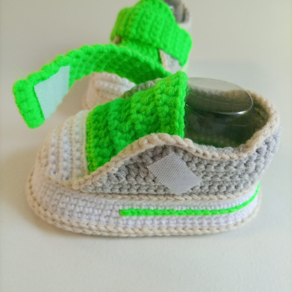 Пинетки кеды вязаные