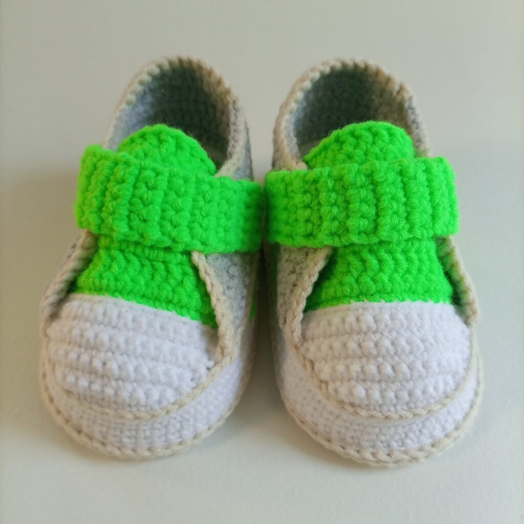 Пинетки кеды вязаные