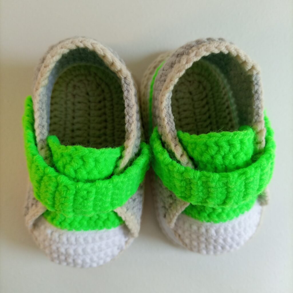 Пинетки кеды вязаные