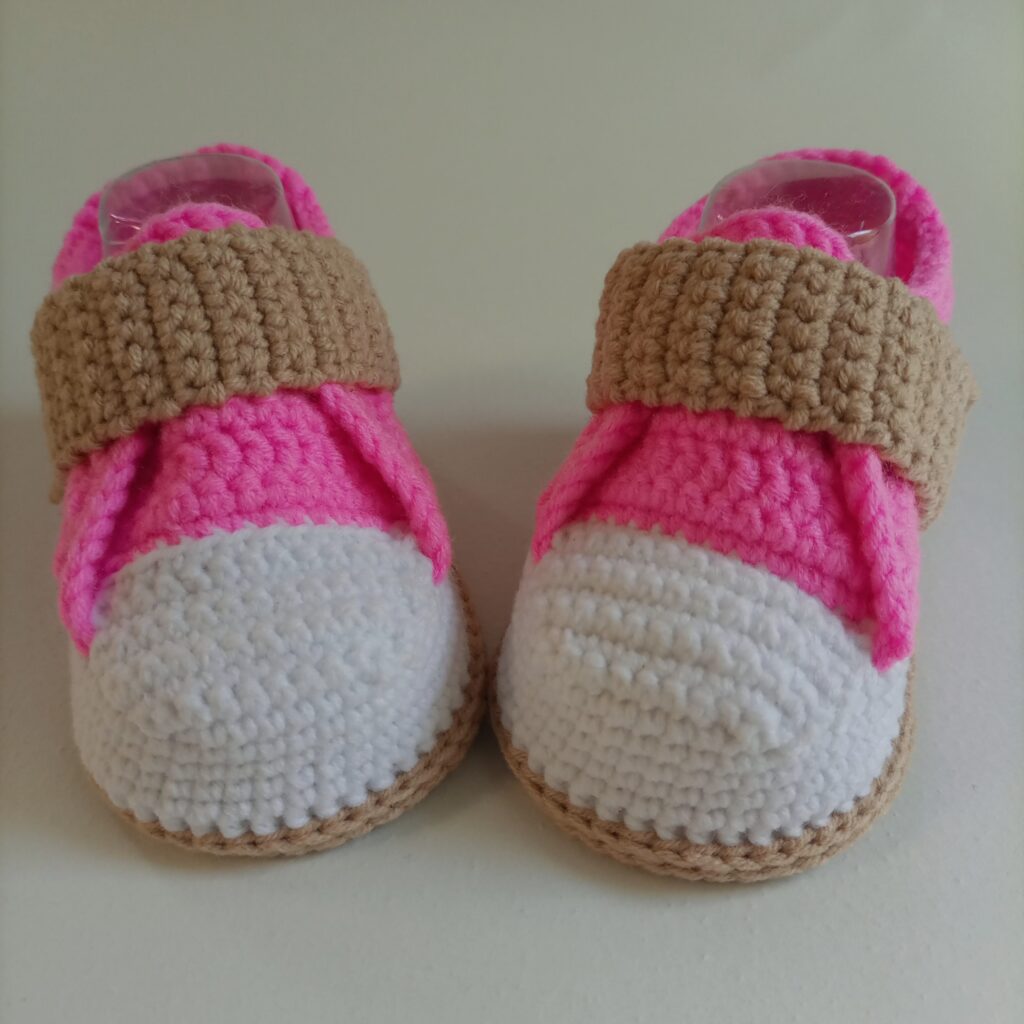 Пинетки кеды вязаные