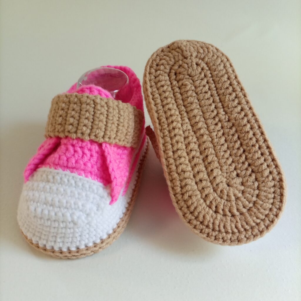 Пинетки кеды вязаные