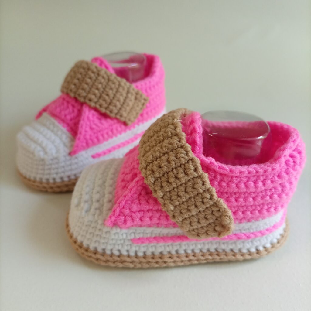 Пинетки кеды вязаные