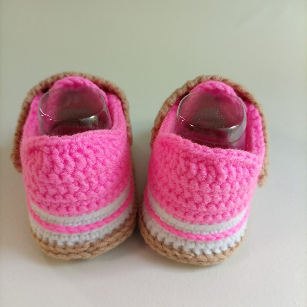 Пинетки кеды вязаные