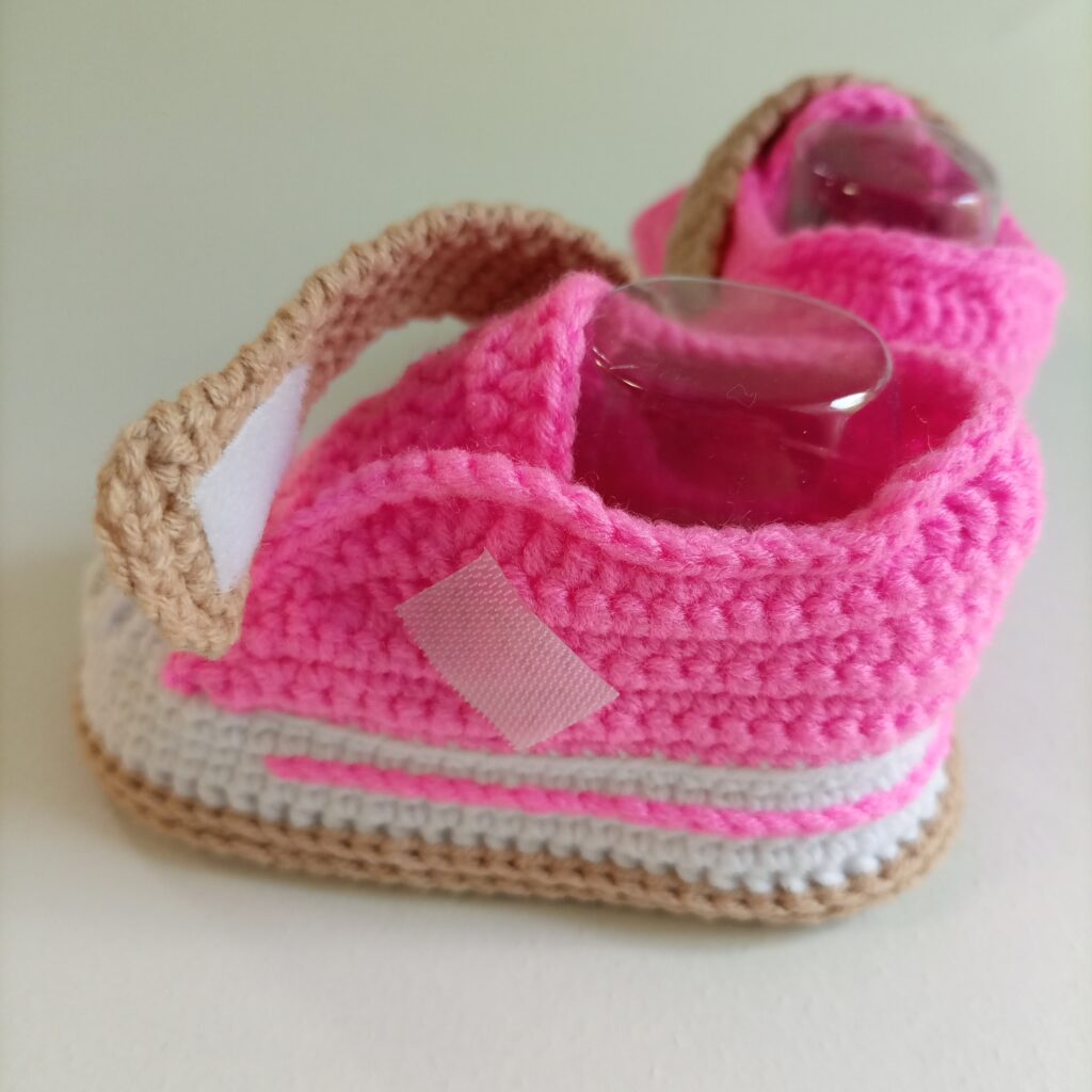 Пинетки кеды вязаные