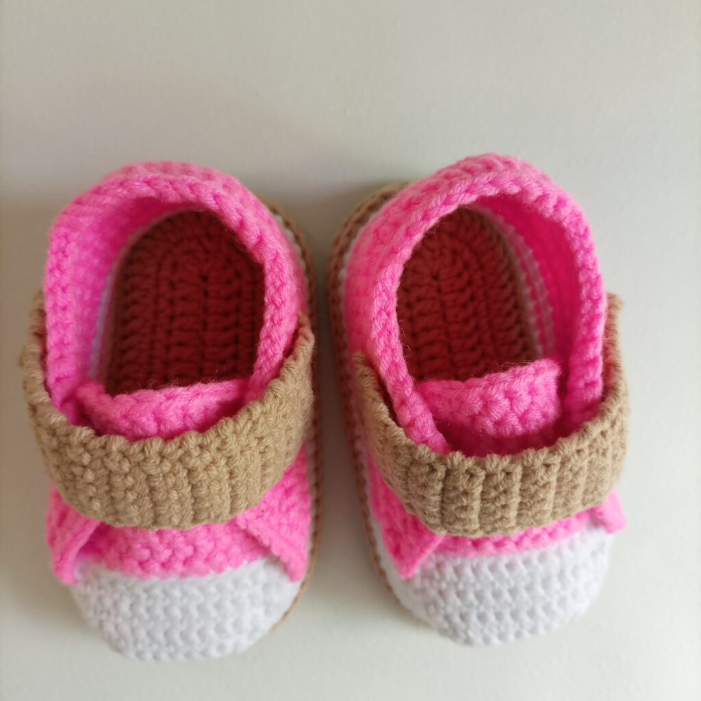 Пинетки кеды вязаные