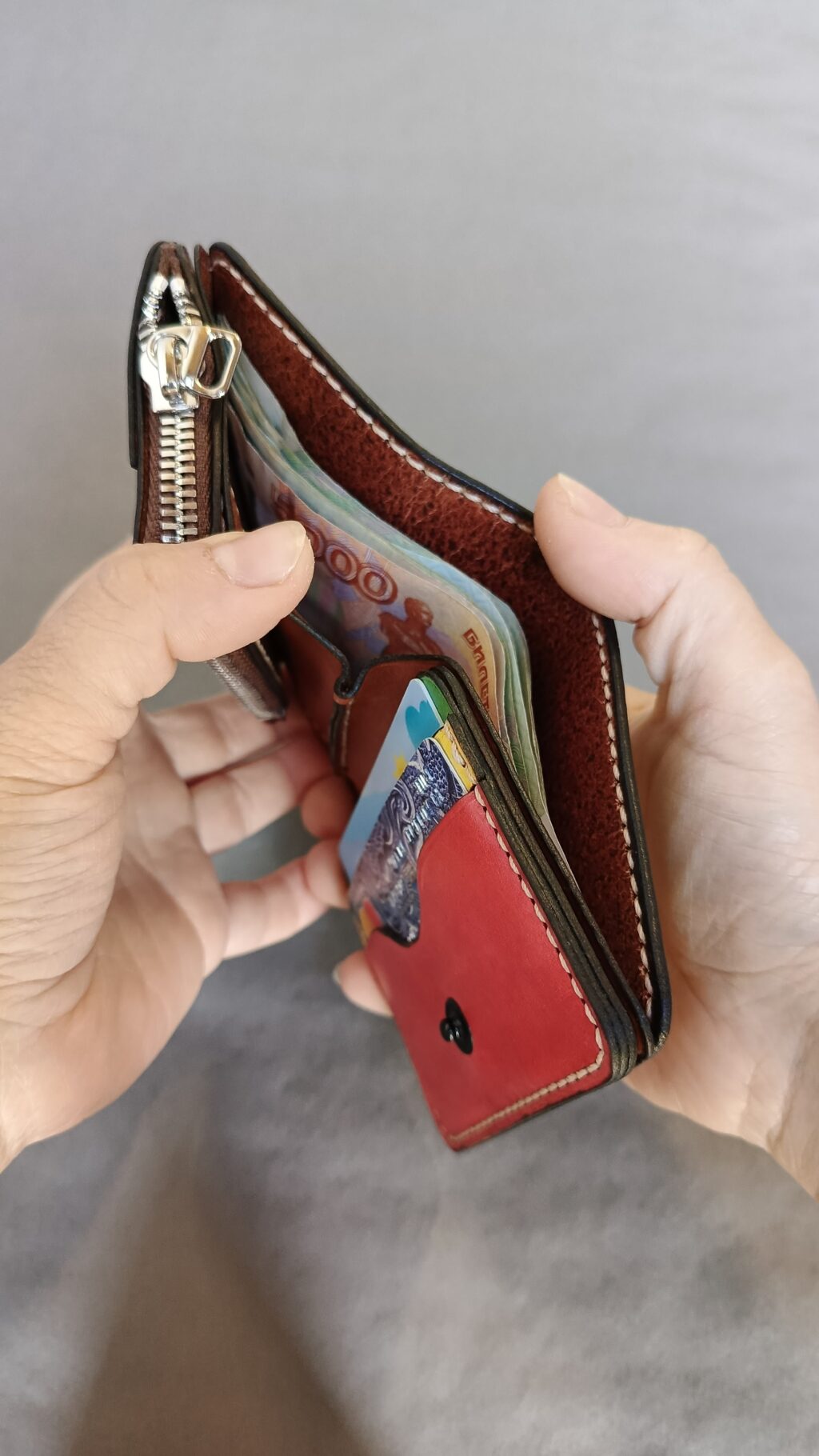 Кошелек из натуральной кожи с гравировкой Боб Марли