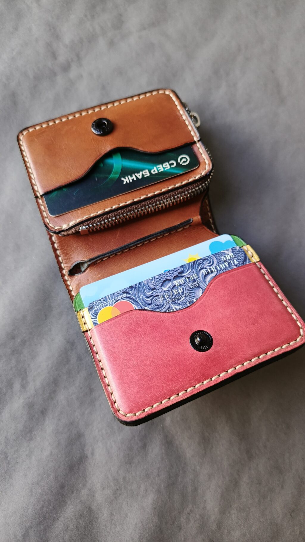 Кошелек из натуральной кожи с гравировкой Боб Марли