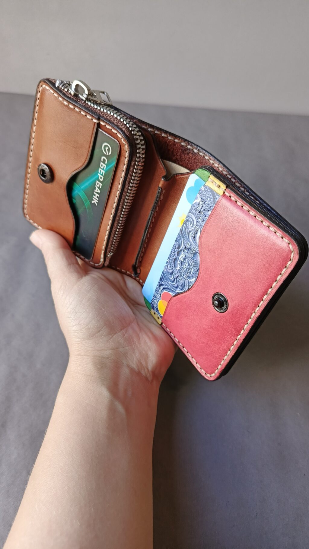 Кошелек из натуральной кожи с гравировкой Боб Марли