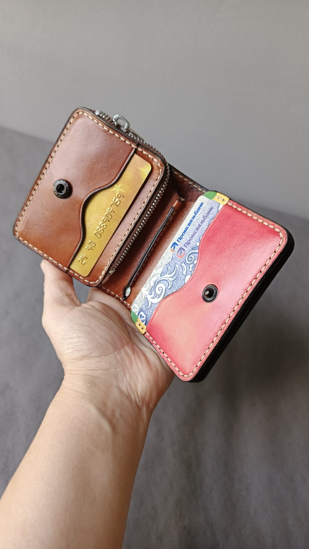 Кошелек из натуральной кожи с гравировкой Боб Марли