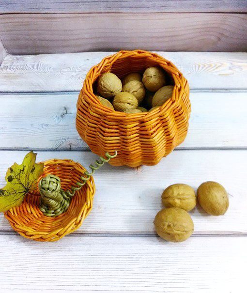 Ваза (шкатулка) «тыква»