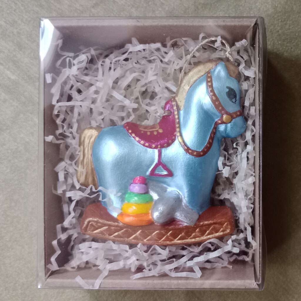 Ёлочная игрушка «Лошадка -качалка»