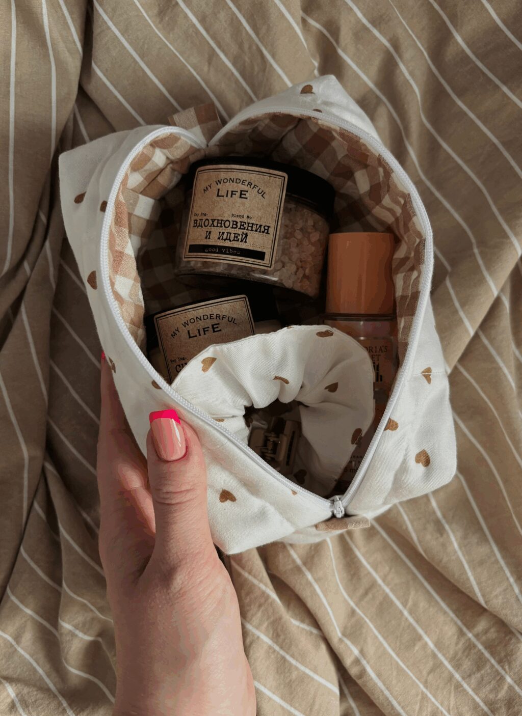 Трендовая мягкая косметичка как из Pinterest