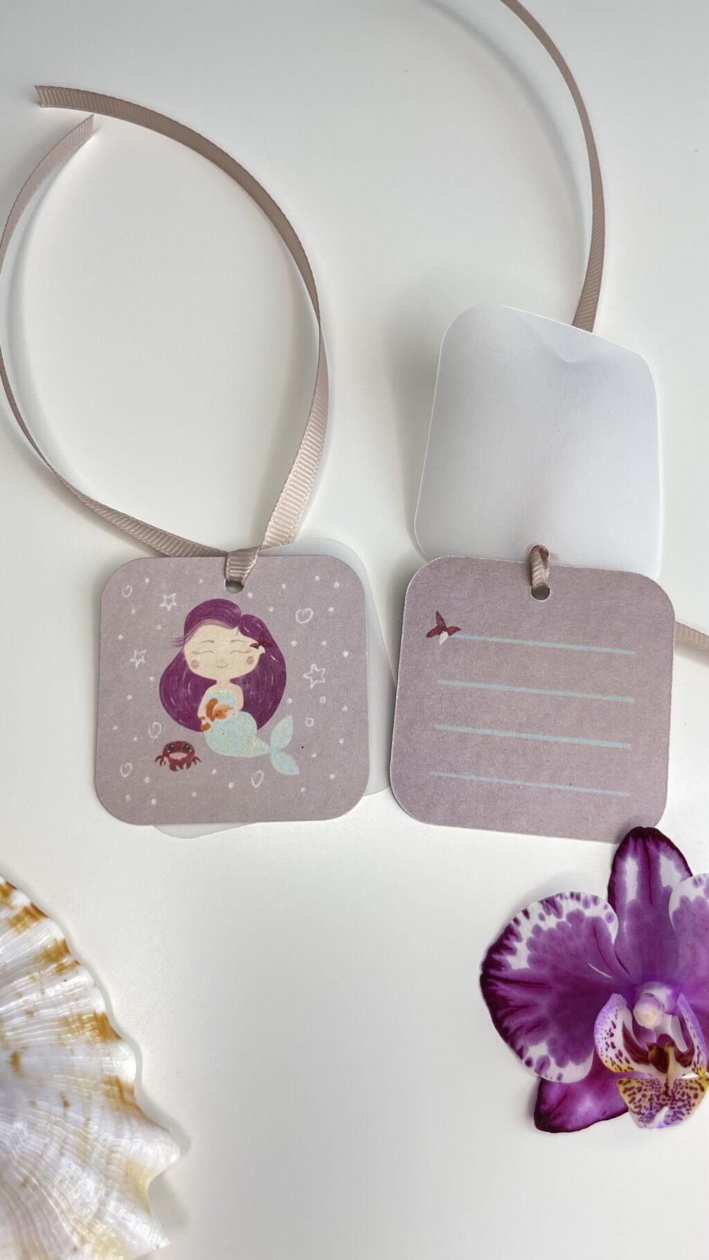 Открытка — бирка