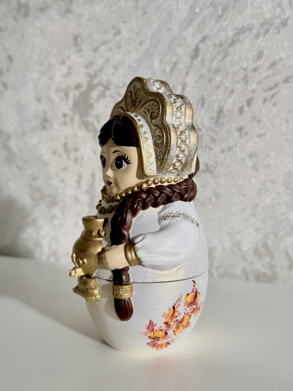 Матрешка свеча или шкатулка