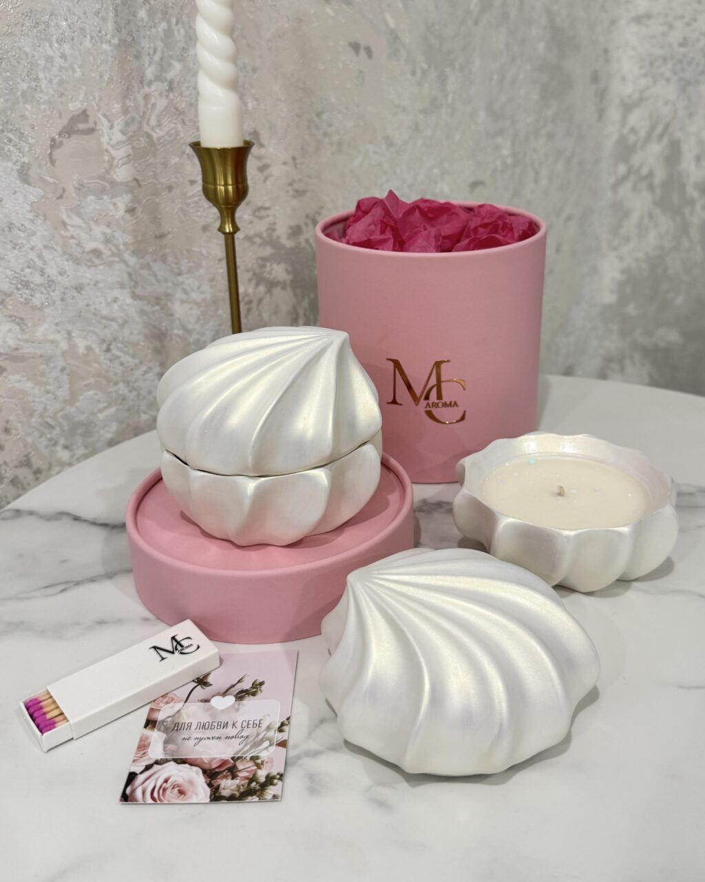 Свеча зефир «Зефирка»